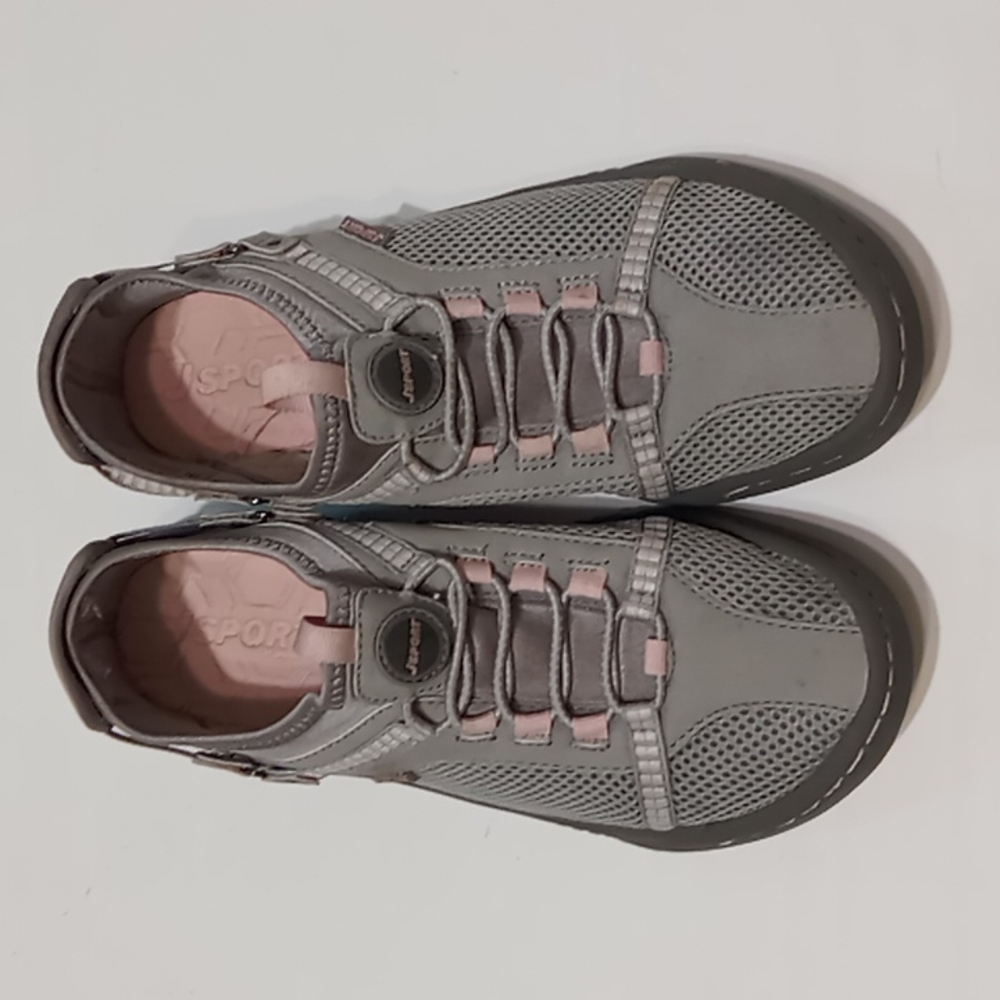Jsport By Jambu Gray Pink Tahoe Encore Sneakers